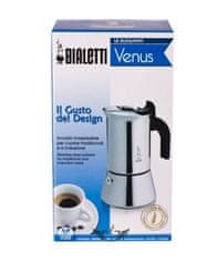 BIALETTI Bialetti New Venus 6tz - Srebrna moka kuhalnik za indukcijske plošče, 240 ml, 6 skodelic, iz nerjavečega jekla, plastika.