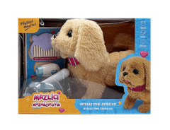 Alltoys EPEE Hišni ljubljenčki igralni set - kuža Alik bež barve.