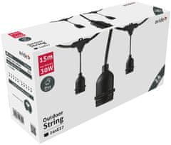 Avide 926001 Kabel za žarnice E27 - 24 vtičnic 15 m IP44