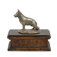 Artdog Nemški ovčar, alzaški ovčar - žara za pasji pepel, klasična žara s kipcem, elegantna žara s psom znamke Art-Dog