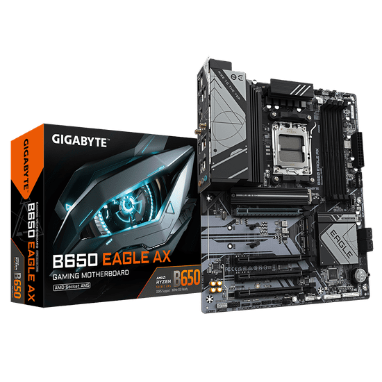 Gigabyte B650 Eagle osnovna plošča, 4xDDR5, 3xM.2 (B650 EAGLE)