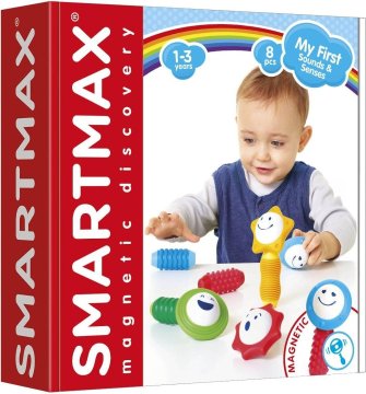 SmartMax Magnetni gradbeni set Moji prvi zvoki s čutili 8 kosov