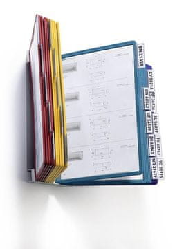 Durable Stojalo Vario stenska (5512) z 20 mapami