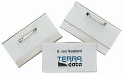 Durable Identifikacijske kartice 40x75mm (8001), 100 kos, varnostna sponka *****