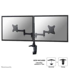 Neomounts Gibljivi nosilec za 2 monitorja* 10-27'', 8 kg, FPMA-D1330DBLACK