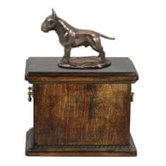 Artdog Bull terier, Bull Terrier - žara za pasji pepel, žara s kipcem, elegantna žara v klasičnem slogu Art-Dog