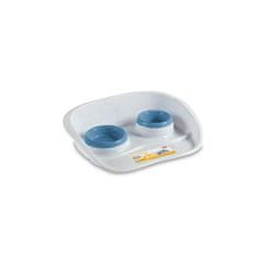 Stefanplast Posoda za hrano in vodo 0,25+0,30l nebesno modra