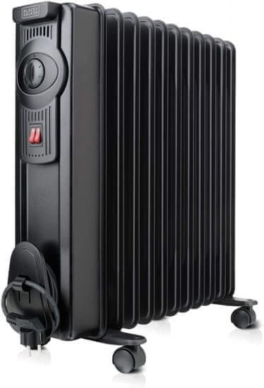 Black+Decker ELEKTRIČNI OLJNI RADIATOR 2000W, NASTAV.TERMOSTAT BXRA2000E