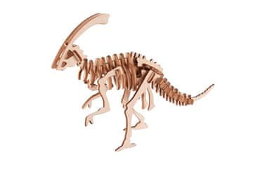 Woodcraft Lesena 3D sestavljanka Parasaurolophus naravna