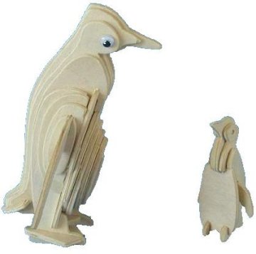 Lesena igrača, WCK 3D sestavljanka Pingvini