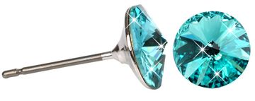 Levien Fini uhani Rivoli Light Turquois