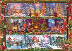 Schmidt Puzzle Božični pozdrav 1000 kosov