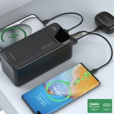 Choetech prenosna baterija 50.000mAh 22,5W PowerBank črna B732