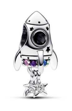 Pandora Srebrna kroglica Moments Space Rocket Love 792831C01
