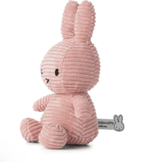 Bon Ton Toys Miffy ECO Corduroy zajček mehka igrača, 70 cm, roza (872)