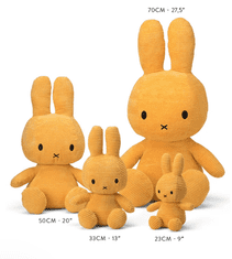 Bon Ton Toys Miffy ECO Corduroy zajček mehka igrača, 70 cm, roza (872)