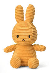 Bon Ton Toys Miffy ECO Corduroy zajček mehka igrača, 23 cm, rumena