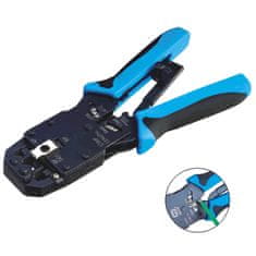 DATACOM PROFI BLUE II 4P+6P+8P BL z zaskočnico (RJ45,12,11,10)