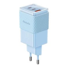 Mcdodo GaN 67W omrežni polnilec Mcdodo CH-1503 2x USB-C, USB-A (modri)