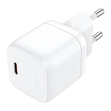 Vention Vention FAKW0-EU USB-C GaN omrežni polnilnik (30 W) (bela)