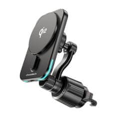 Choetech MagLeapWirdess Choetech Qi2 15W hitri avtomobilski polnilec