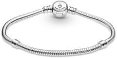Pandora Srebrna zapestnica za obeske Moments 599288C01 (Dolžina 17 cm)