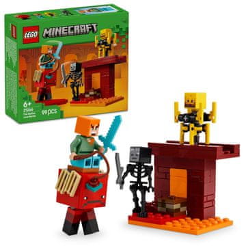 LEGO Minecraft 21266 Bitka z lavo v Netherju