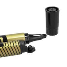 EASY PERM CHISEL Permanentni marker z rezano konico, 24 kosov v pakiranju, črn
