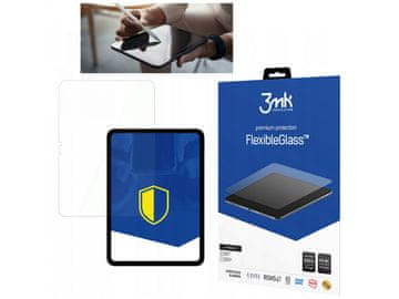 3MK Nezlomljivo hibridno steklo za Apple iPad Pro 11" (M4), tanko, odporno na praske, debeline 0,3 mm - FlexibleGlass 3mk