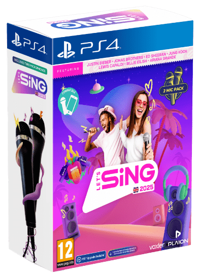 Plaion Let's Sing 2025 Double Mic Bundle igra (PS4)