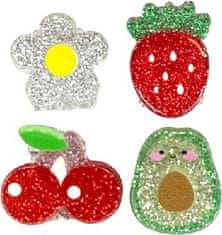 Invisibobble Sponke za lase Clipstar Frutti Fun 4 kos