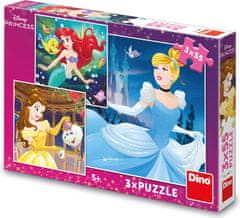 Dino Velike princese 3x55 sestavljanka