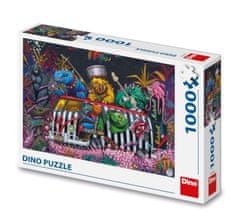 Dino Puzzle Pošasti na potovanju 1000 kosov