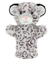 Keel Toys Keeleco plišasta ročna lutka eko 27 cm - Snežni leopard