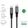 kabel USB-C na USB-C PremiumCord 100W 1,5m črn