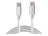 Podatkovni kabel RapidCord USB-C - USB-C 100cm - bel