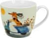Duo Skodelica Kuža na skuterju, 460 ml, porcelan, v lični darilni embalaži, 3838