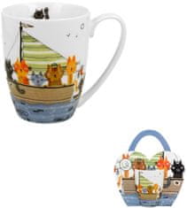 Duo Skodelica Mucki na morju, 360 ml, porcelan, v lični darilni embalaži, 3846
