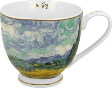 Duo Skodelica Pšenčno polje, pozlačena, 530 ml, porcelan, v darilni embalaži, 7912