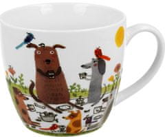 Duo Skodelica Kuža na pikniku, 460 ml, porcelan, v lični darilni embalaži, 3876