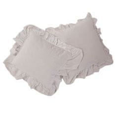 shumee Bombažna prevleka za vzglavnik NATURAL CREAM/2x40x40 STONEWASHED