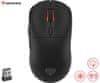 Genesis Zircon XIII brezžična miška, gaming, 26.000DPI, 2.4GHz/USB-C, 7 gumbov, baterija, črna