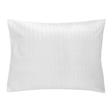 shumee Hotelska prevleka za vzglavnik z gubo STRIPES, 1cm bela/50x60