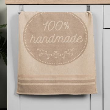 shumee HANDMADE Kuhinjska krpa velikosti 50X70cm, bež barva 002 (akcija)