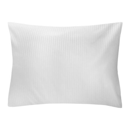 shumee Hotelska prevleka za blazino s preklopom STRIPES, 4mm, bela/50x60