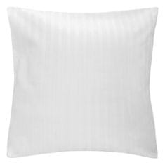 shumee Hotelska prevleka za vzglavnik s STRIPES gubo, 1 cm bela/40x40