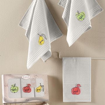 shumee Vezenina bombažne vafelj brisače ROKKO/3775/V1/ 3x40x60 set.