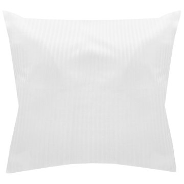 shumee Hotelska prevleka za blazino s preklopom STRIPES, 4mm, bela/40x40