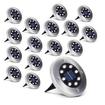 shumee Solarne talne luči s senzorji mraka, set 16 kom