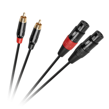 shumee Cabletech XLR - 2RCA priključni kabel 1m